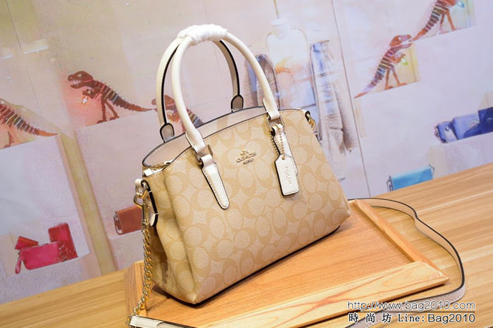COACH蔻馳 F29434 新款PVC 小號戴妃包 手提單肩斜挎包  Chz1042